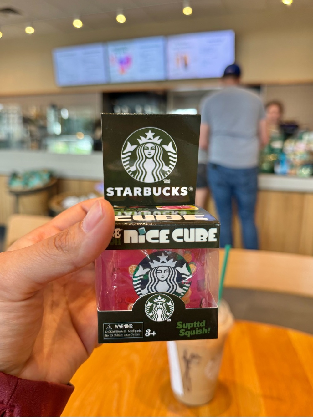Starbucks Nice Cube Squishy Needoh Collectible